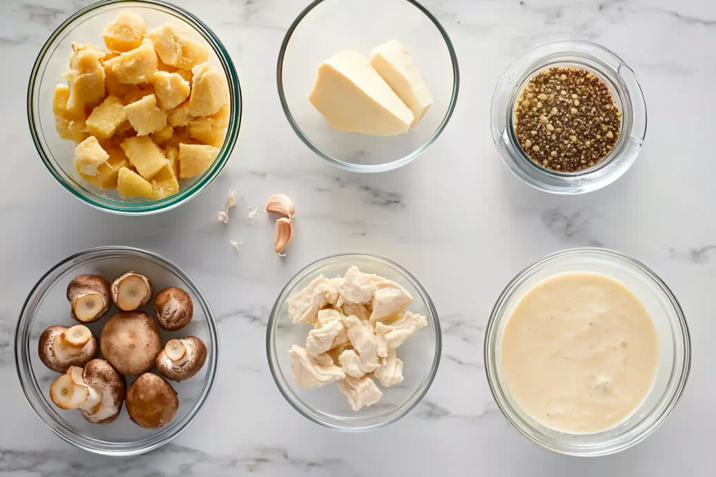 Cream of Mushroom Chicken ingredients