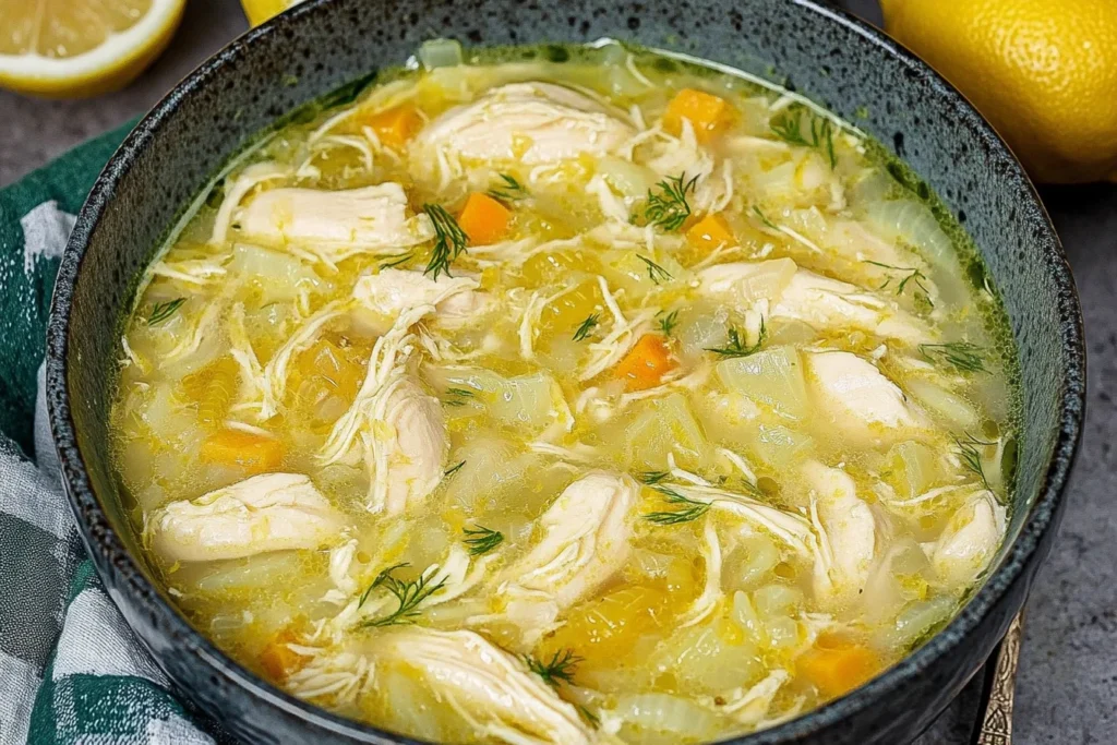 Greek Lemon Chicken Soup